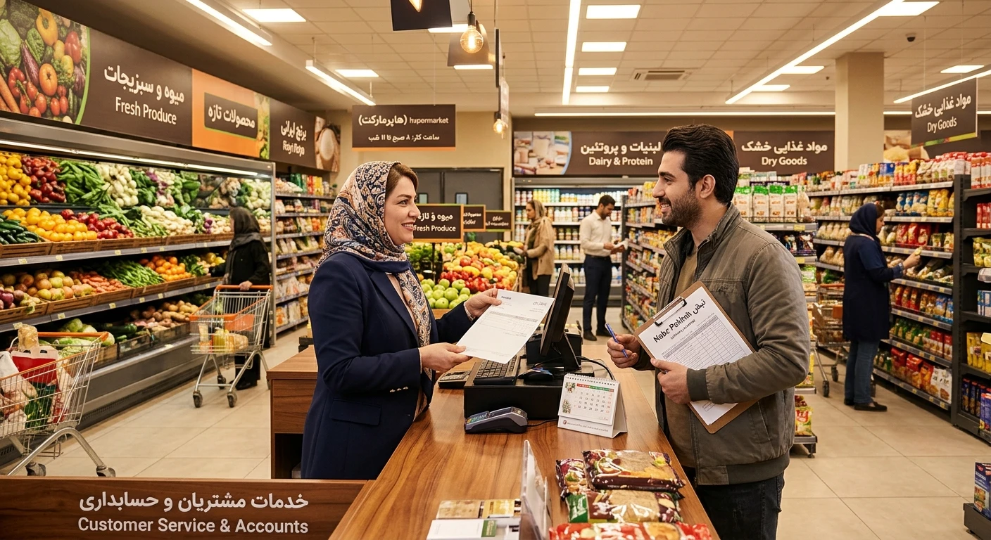 تامین عمده محصولات غذایی و سبزیجات خشک برای سوپرمارکت ها و مغازه داران